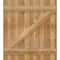 Ekena Millwork Joined Board-n-Batten Shutters w/Z-Bar, Rough Sawn Western Red Cedar, 32 1/4W x 36H, PR RBJ06Z32X036RWR - alternate 4
